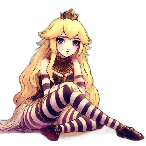 dress, staff, pixel art, anime transparent PNG cut-out