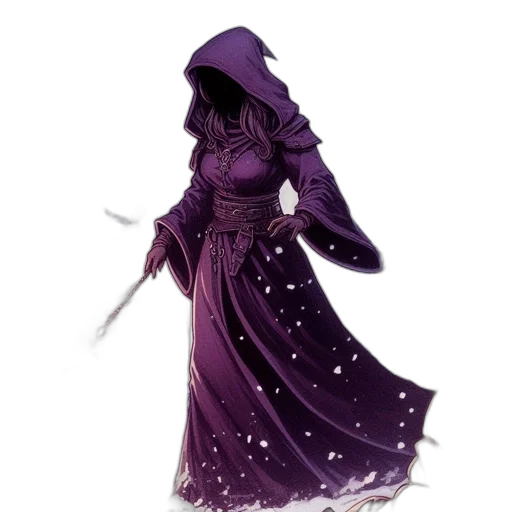 staff, dress, sword, mask transparent PNG cut-out
