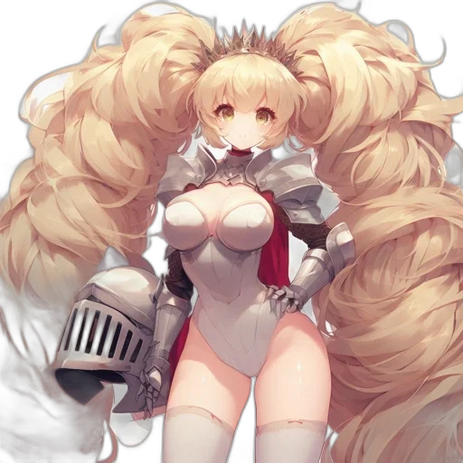 hair, staff, weapon, robot transparent PNG cut-out