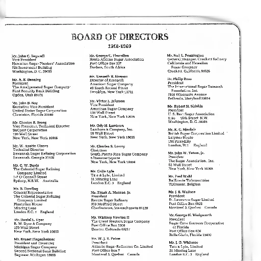 board, directors, list, names transparent PNG cut-out