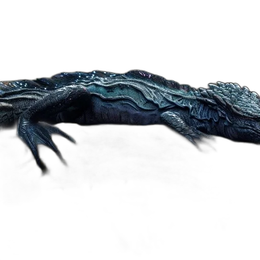 dragon, creature, hair, animal transparent PNG cut-out