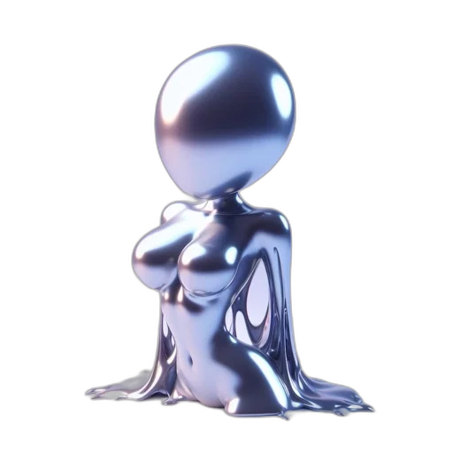 robot, dress, jewelry, creature transparent PNG cut-out