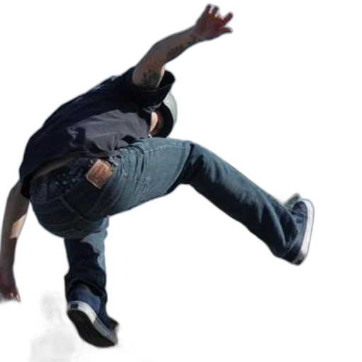 jacket, shoes, staff, creature transparent PNG cut-out