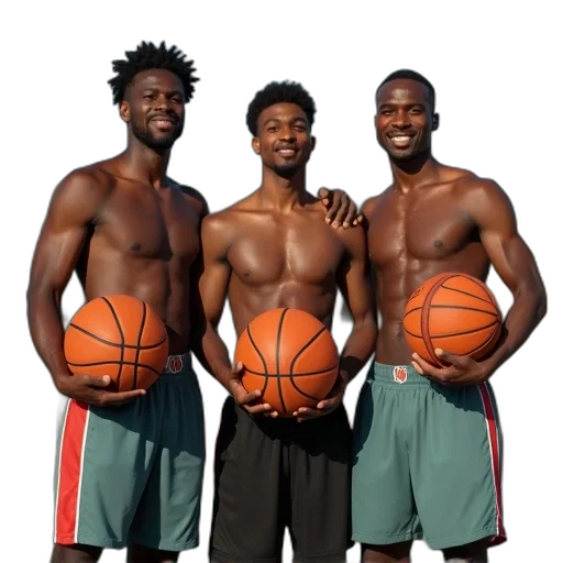 three, men, standing, next transparent PNG cut-out