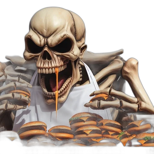 food, concept art, photorealistic, comic book art transparent PNG cut-out