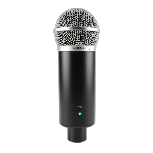 staff, black, microphone, silver transparent PNG cut-out