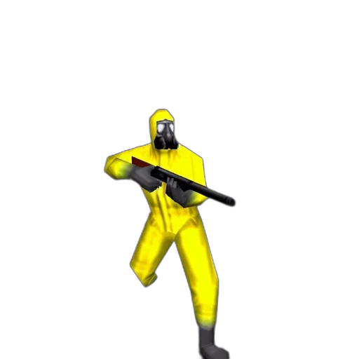 weapon, staff, jacket, robot transparent PNG cut-out
