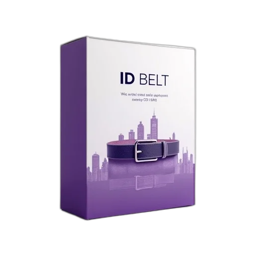 3d render, white, purple, box transparent PNG cut-out