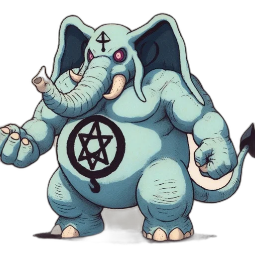 creature, animal, staff, dragon transparent PNG cut-out