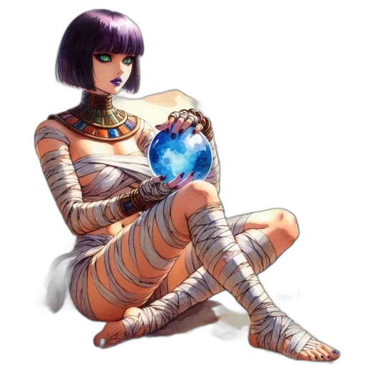 jewelry, robot, dress, staff transparent PNG cut-out