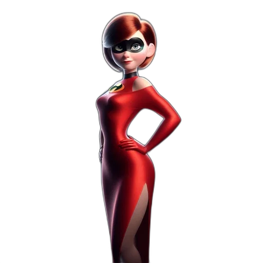 dress, robot, concept art, 3d render transparent PNG cut-out