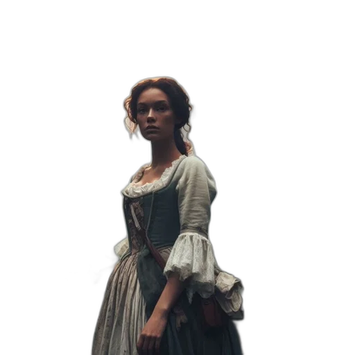 dress, staff, jacket, face transparent PNG cut-out