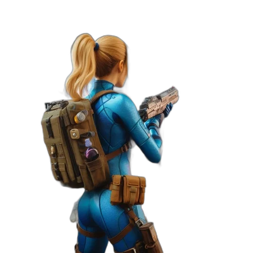 robot, weapon, jacket, concept art transparent PNG cut-out