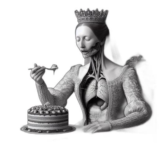 crown, jewelry, concept art, 3d render transparent PNG cut-out
