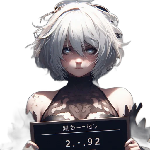 robot, face, dress, creature transparent PNG cut-out