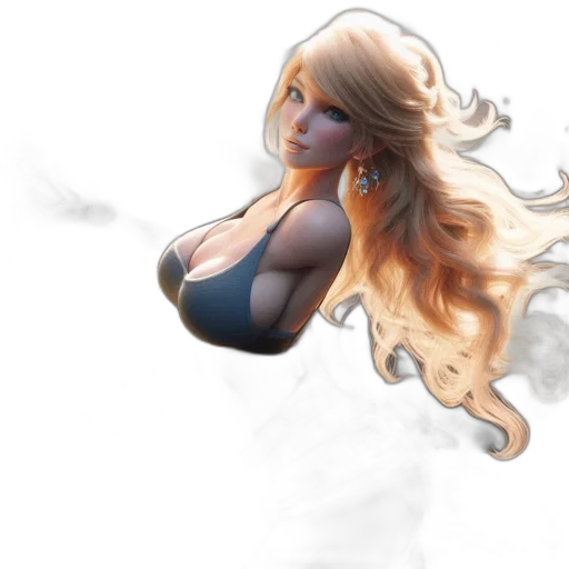dress, fantasy art, concept art, photorealistic transparent PNG cut-out