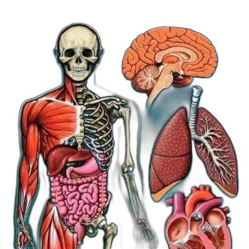 concept art, detailed, anatomical, illustration transparent PNG cut-out