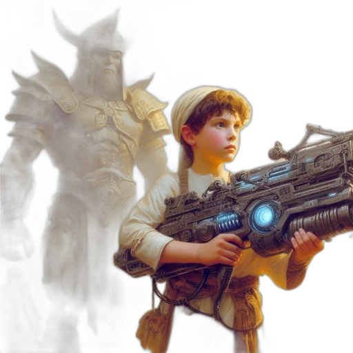 weapon, robot, concept art, fantasy art transparent PNG cut-out
