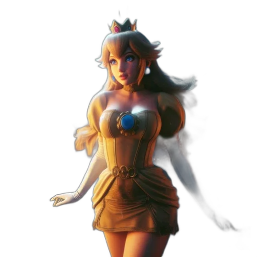 dress, crown, concept art, fantasy art transparent PNG cut-out