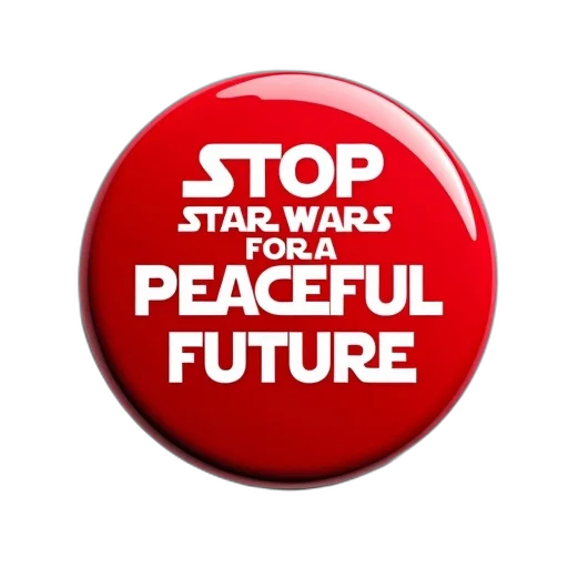 red, button, white, text transparent PNG cut-out