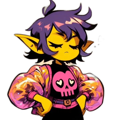 creature, staff, pixel art, concept art transparent PNG cut-out