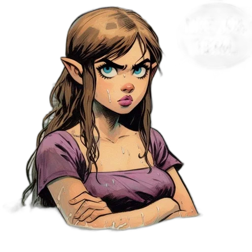 face, staff, fantasy art, concept art transparent PNG cut-out