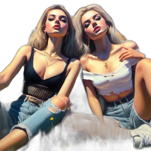 shoes, photorealistic, oil painting, concept art transparent PNG cut-out