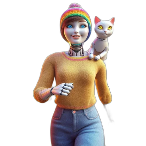 animal, hat, mask, jacket transparent PNG cut-out