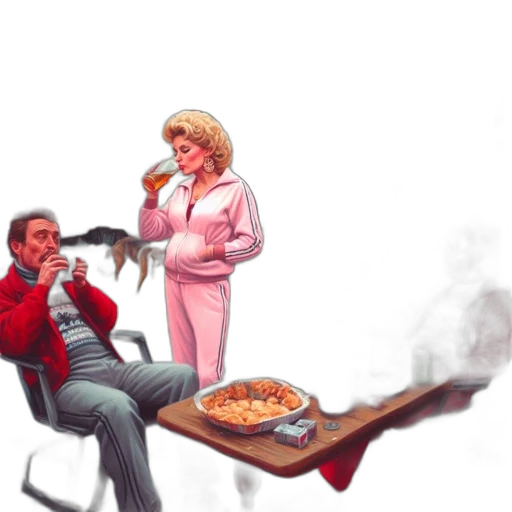food, jacket, concept art, comic book art transparent PNG cut-out
