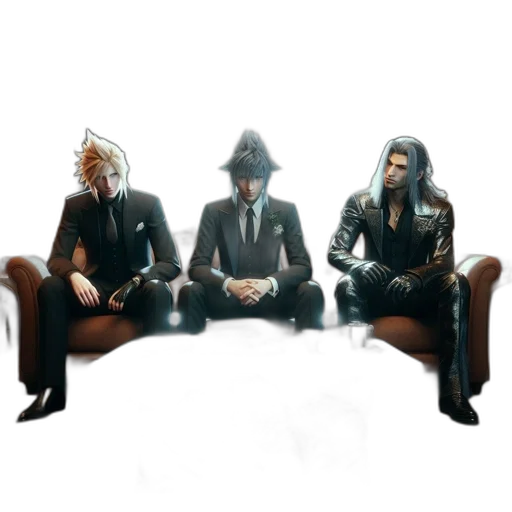 jacket, furniture, staff, hat transparent PNG cut-out