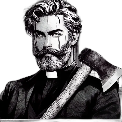sword, comic book art, concept art, pencil sketch transparent PNG cut-out