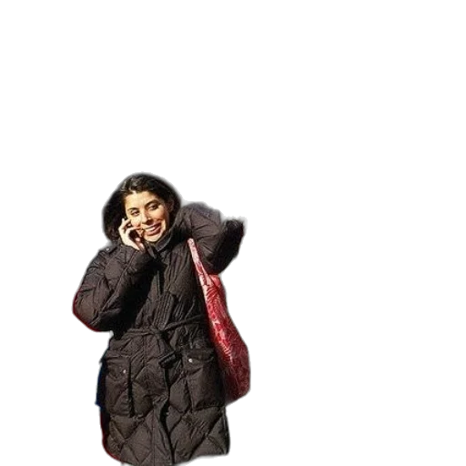 jacket, umbrella, staff, face transparent PNG cut-out