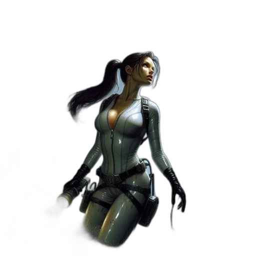 staff, concept art, comic book art, fantasy art transparent PNG cut-out