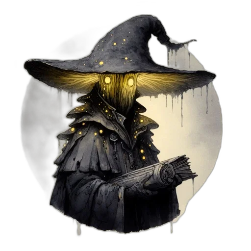 hat, mask, staff, umbrella transparent PNG cut-out