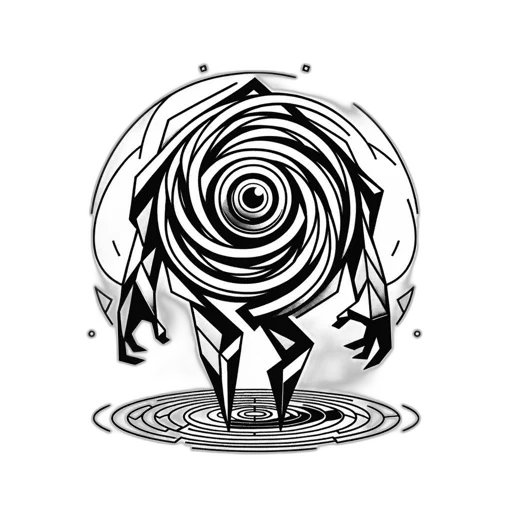 flower, hair, staff, mask transparent PNG cut-out