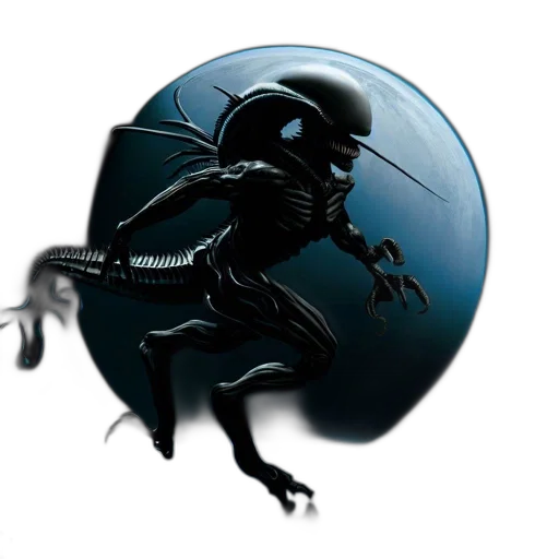 creature, robot, dragon, staff transparent PNG cut-out