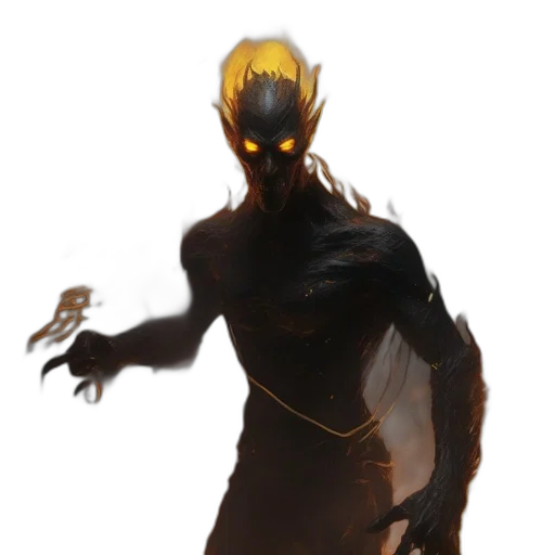 mask, creature, staff, dragon transparent PNG cut-out
