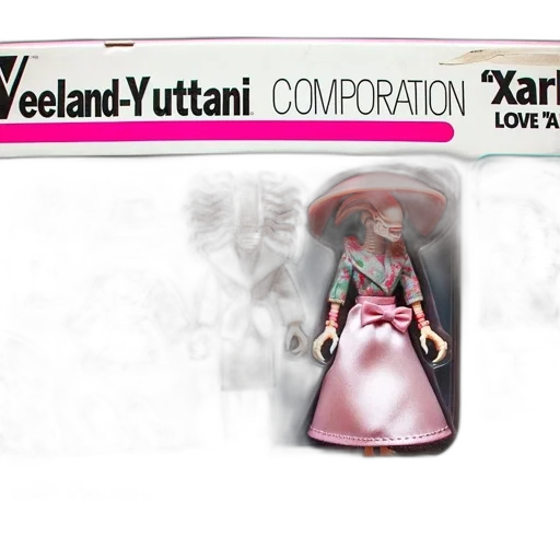 concept art, 3d render, xarbie, toy transparent PNG cut-out