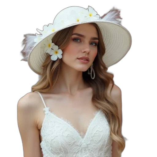 hat, crown, dress, jewelry transparent PNG cut-out