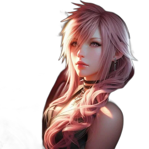 face, dragon, dress, staff transparent PNG cut-out