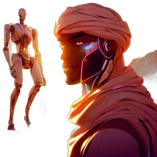 mask, robot, face, weapon transparent PNG cut-out