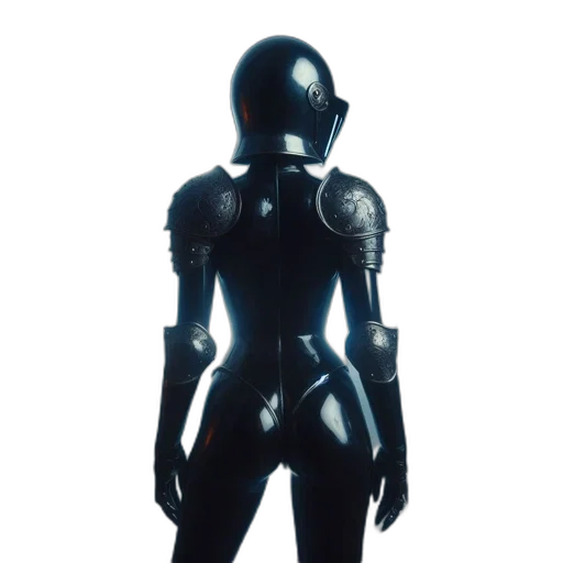 robot, creature, mask, dress transparent PNG cut-out