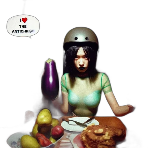 food, robot, photorealistic, concept art transparent PNG cut-out