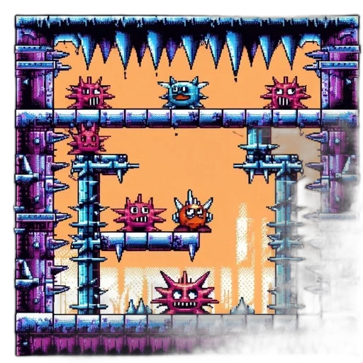 pixel art, vaporwave, concept art, cyberpunk transparent PNG cut-out