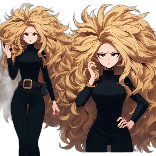 hair, anime, concept art, cartoon transparent PNG cut-out