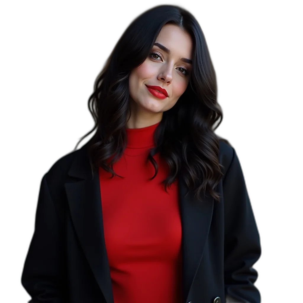 jacket, staff, face, dress transparent PNG cut-out