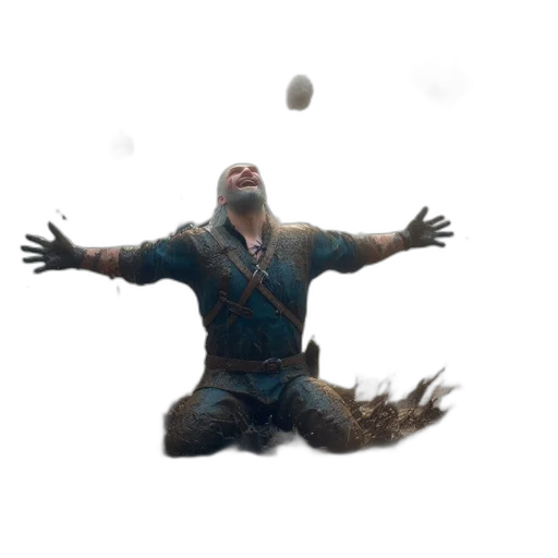 creature, animal, staff, weapon transparent PNG cut-out