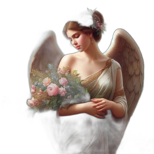 dress, photorealistic, fantasy art, oil painting transparent PNG cut-out
