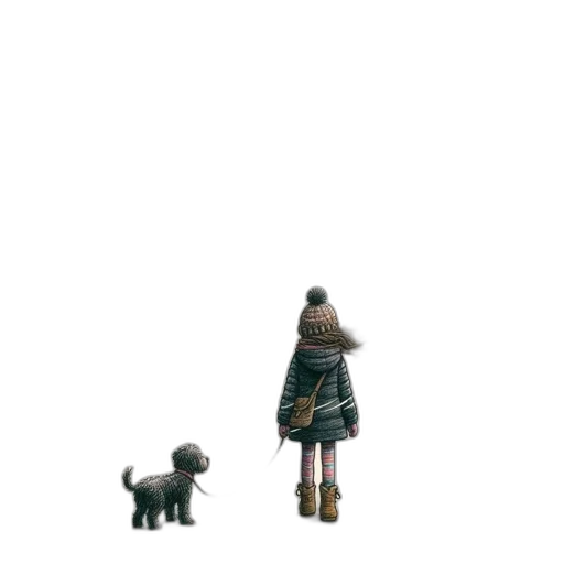 animal, dress, creature, umbrella transparent PNG cut-out