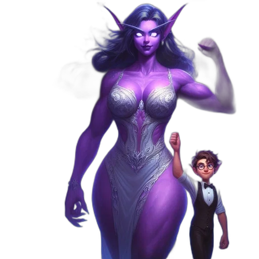 dress, concept art, fantasy art, comic book art transparent PNG cut-out
